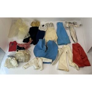 Assorted Barbie Doll Clothes Lot Heavy Stains Vintage Read